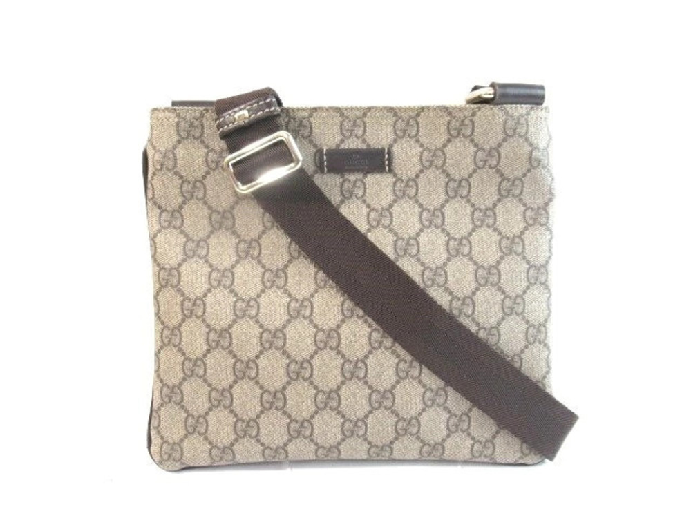 Gucci shoulder bag GG Supreme Beige Cream brown